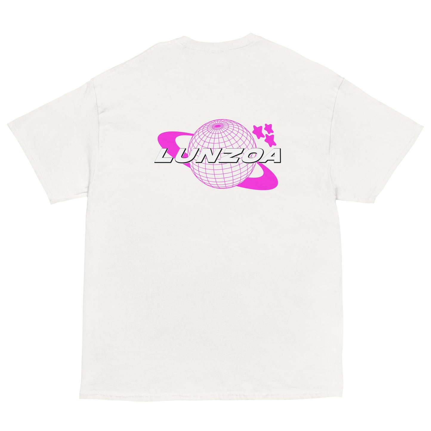 LunzoaDesigns White-Pink Tee