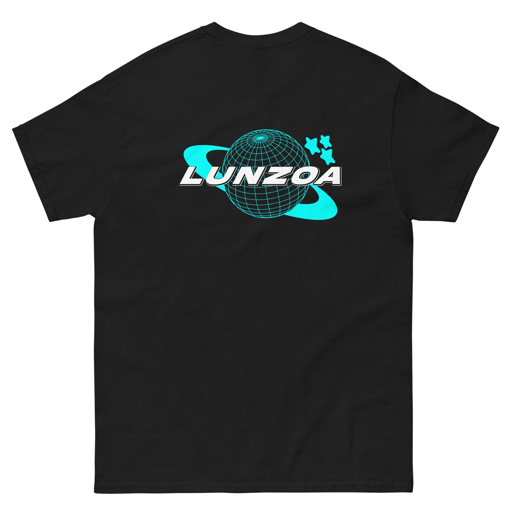 LunzoaDesigns Black-Turquoise Tee
