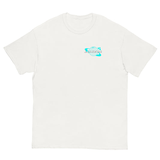 LunzoaDesigns White-Turquoise Tee