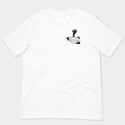 LunzoaDesigns Two Wheels White Tee